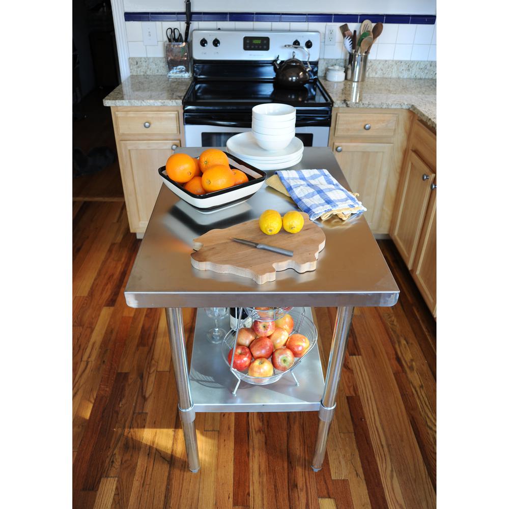 Stainless Steel Work Table 24 x 60 Inches. Picture 3