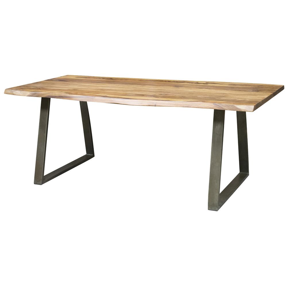 AmeriHome Dining Table 63" x 35" with Legs, Seats 4 to 6. Picture 5