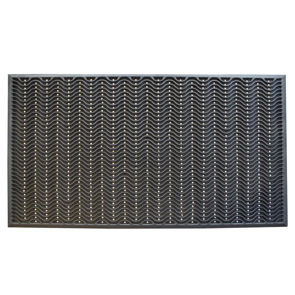 3 x 5 Foot Commercial Rubber Scraper Mat. Picture 1