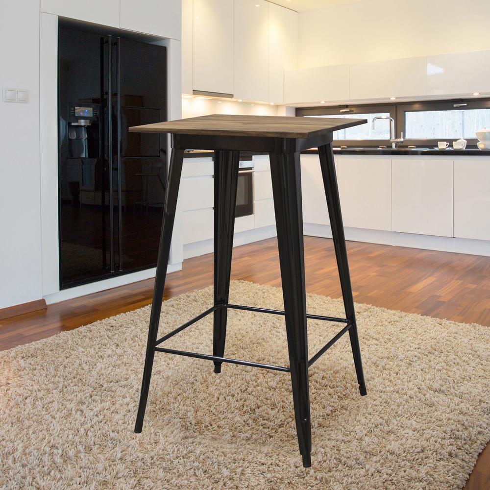 AmeriHome Pub Height Table 24" x 24", Seats 2 to 4. Picture 2