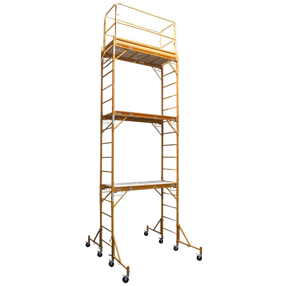 Three Story Rolling Scaffold Tower. Picture 1