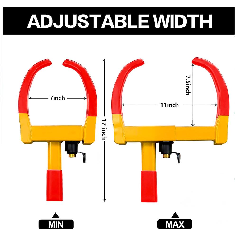 Wheel Clamp Lock. Picture 1