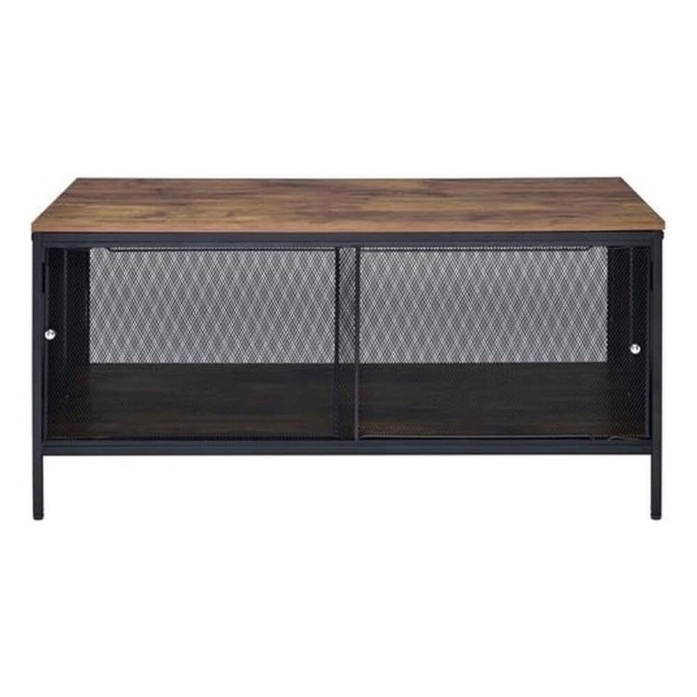 Winam Coffee Table Antique Oak & Black. Picture 1