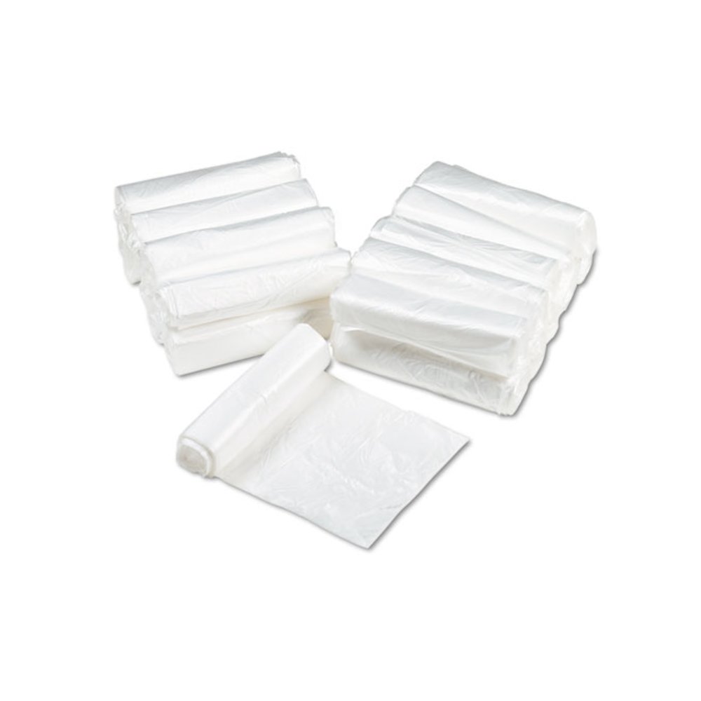 Can Liners, 33 gal, 11 mic, 33" x 40", Natural, 25 Bags/Roll, 20 Rolls/Carton. Picture 3