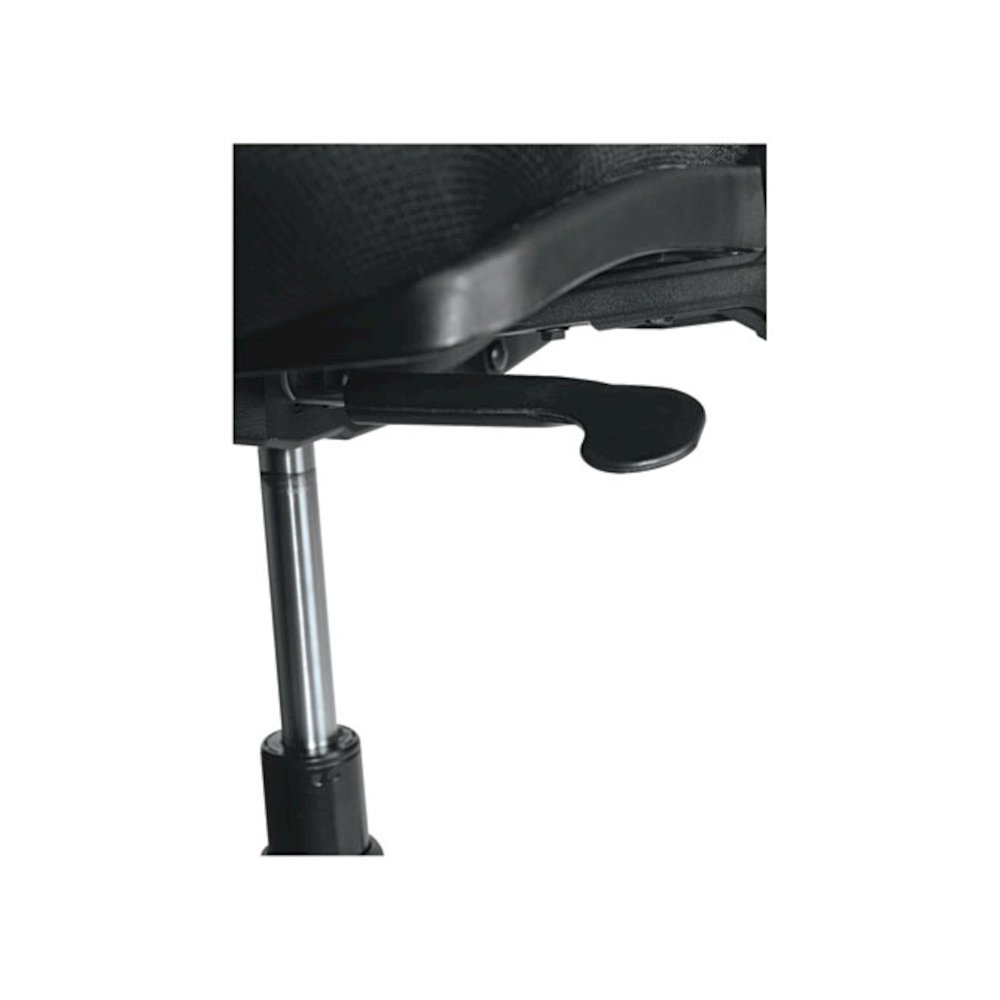 Alera Epoch Series Fabric Mesh Multifunction Chair, Supports Up to 275 lb, 17.63" to 22.44" Seat Height, Black. Picture 11