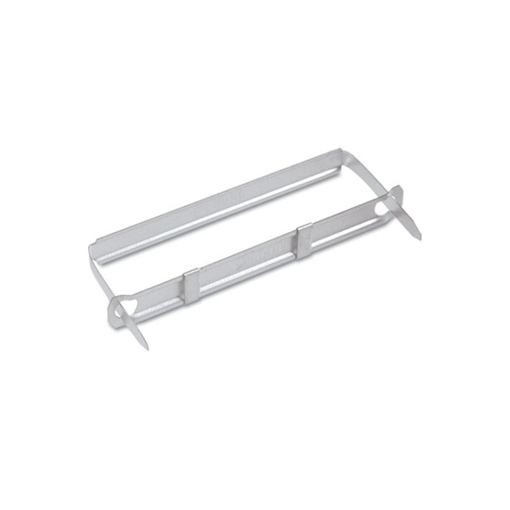 Premium Two-Piece Two-Prong Paper Fastener Base and Compressor Sets, 1" Capacity, 2.75" Center to Center, Silver, 50/Box. Picture 3