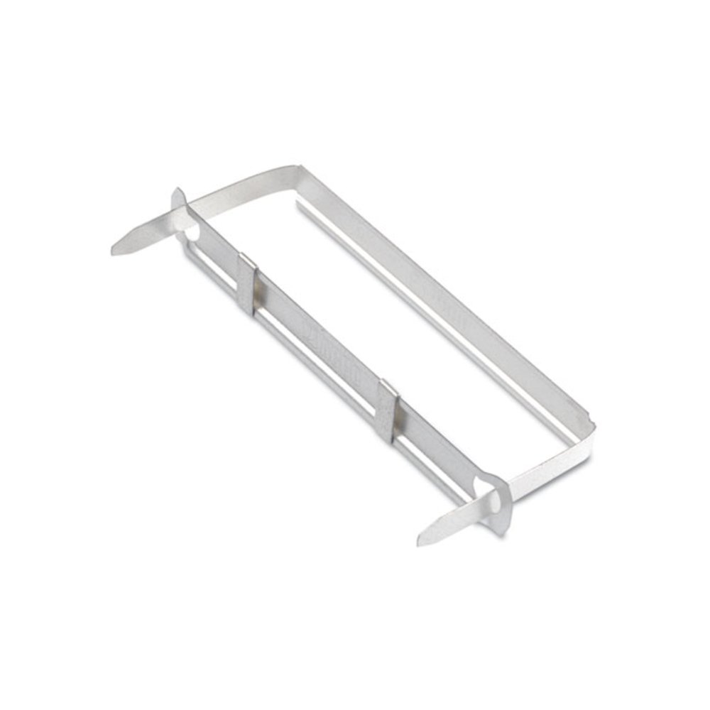Premium Two-Piece Two-Prong Paper Fastener Base and Compressor Sets, 1" Capacity, 2.75" Center to Center, Silver, 50/Box. Picture 2