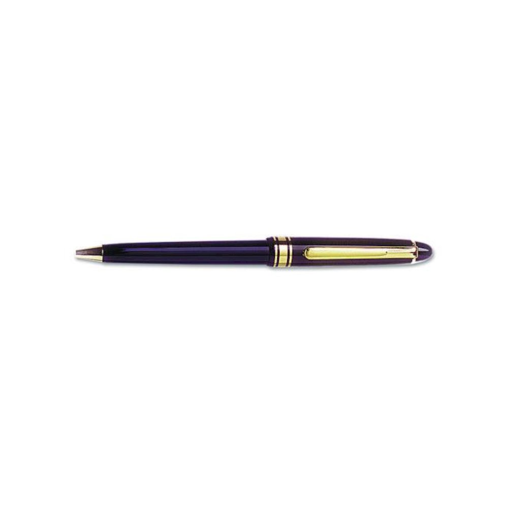 7520014511065, SKILCRAFT Push Cap Ballpoint Pen, Retractable, Medium 1 mm, Black Ink, Black Barrel, Dozen. Picture 1