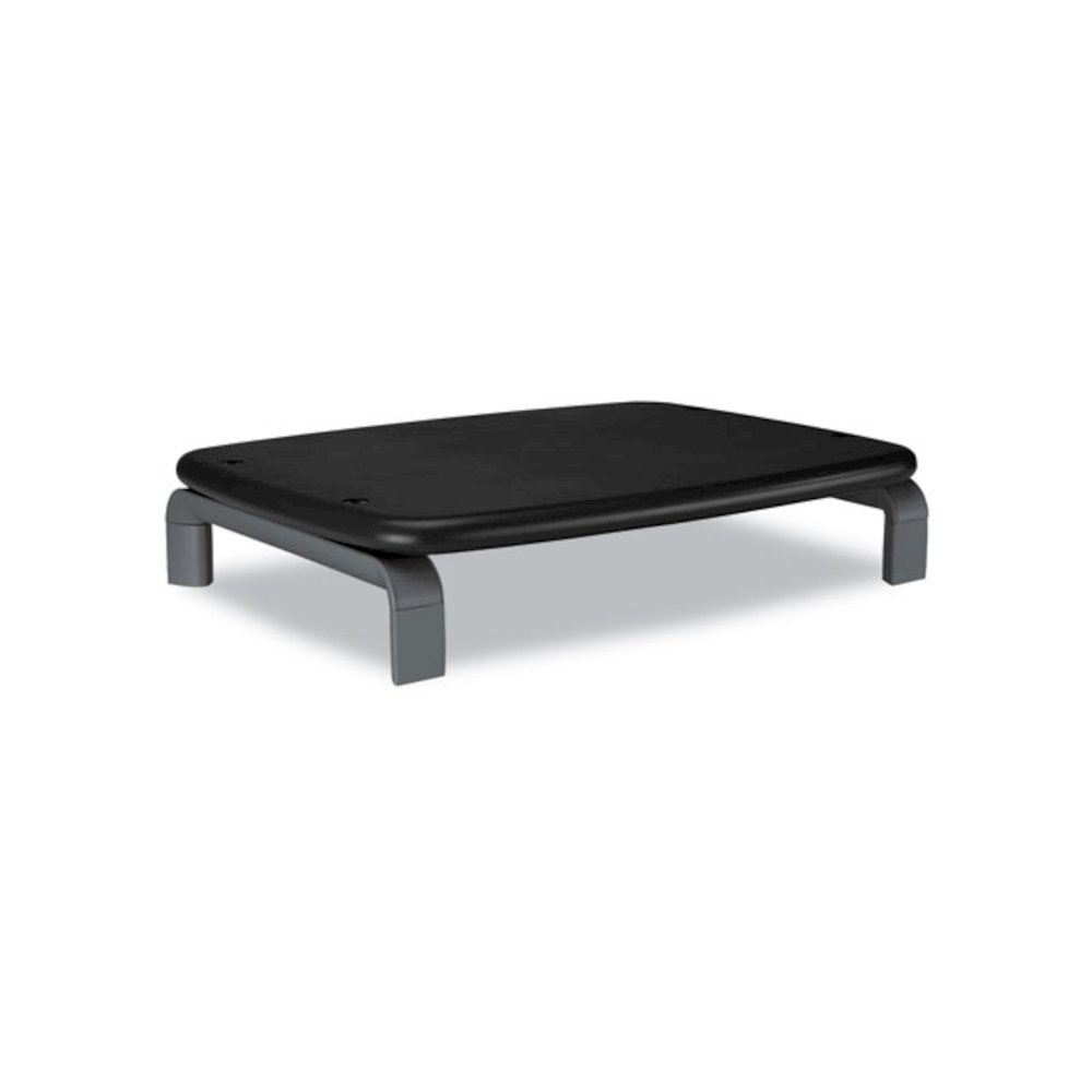 Monitor Stand with SmartFit, For 21" Monitors, 11.5" x 9" x 3", Black/Gray, Supports 80 lbs. Picture 1