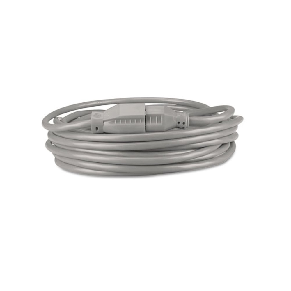 Indoor Heavy-Duty Extension Cord, 15 ft, 13 A, Gray. Picture 3