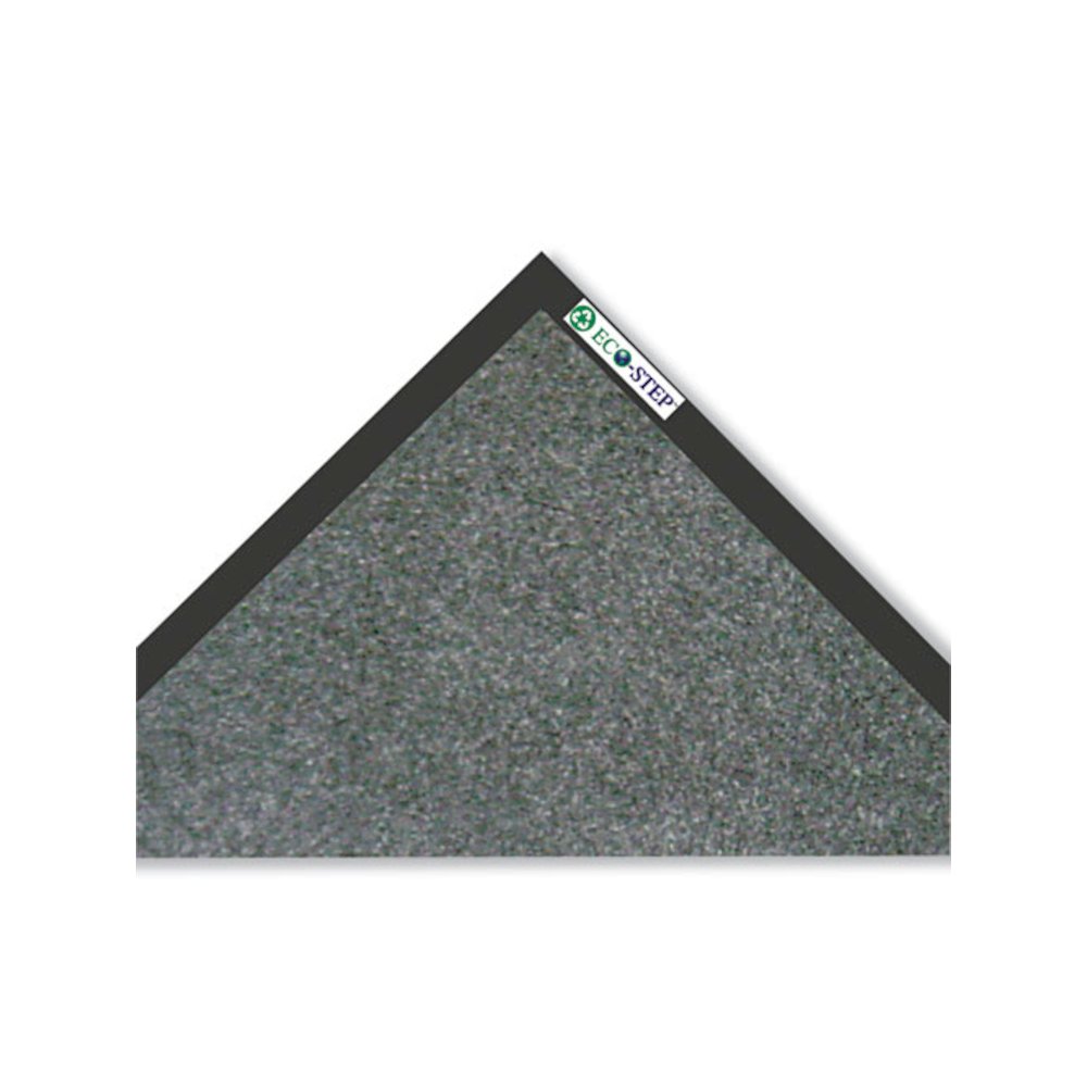 EcoStep Wiper Mat, Rectangular, Charcoal Gray Cut Pile Surface, 36" x 10 ft. Picture 2