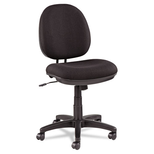 Alera Interval Series Swivel/Tilt Task Chair, Supports Up to 275 lb, 18.42" to 23.46" Seat Height, Black. Picture 1