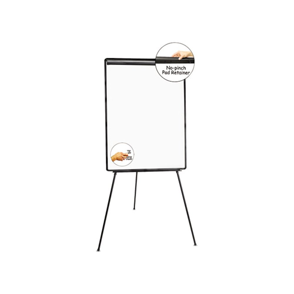 Dry Erase Board with Tripod Easel, 29" x 41", White Surface. Picture 3
