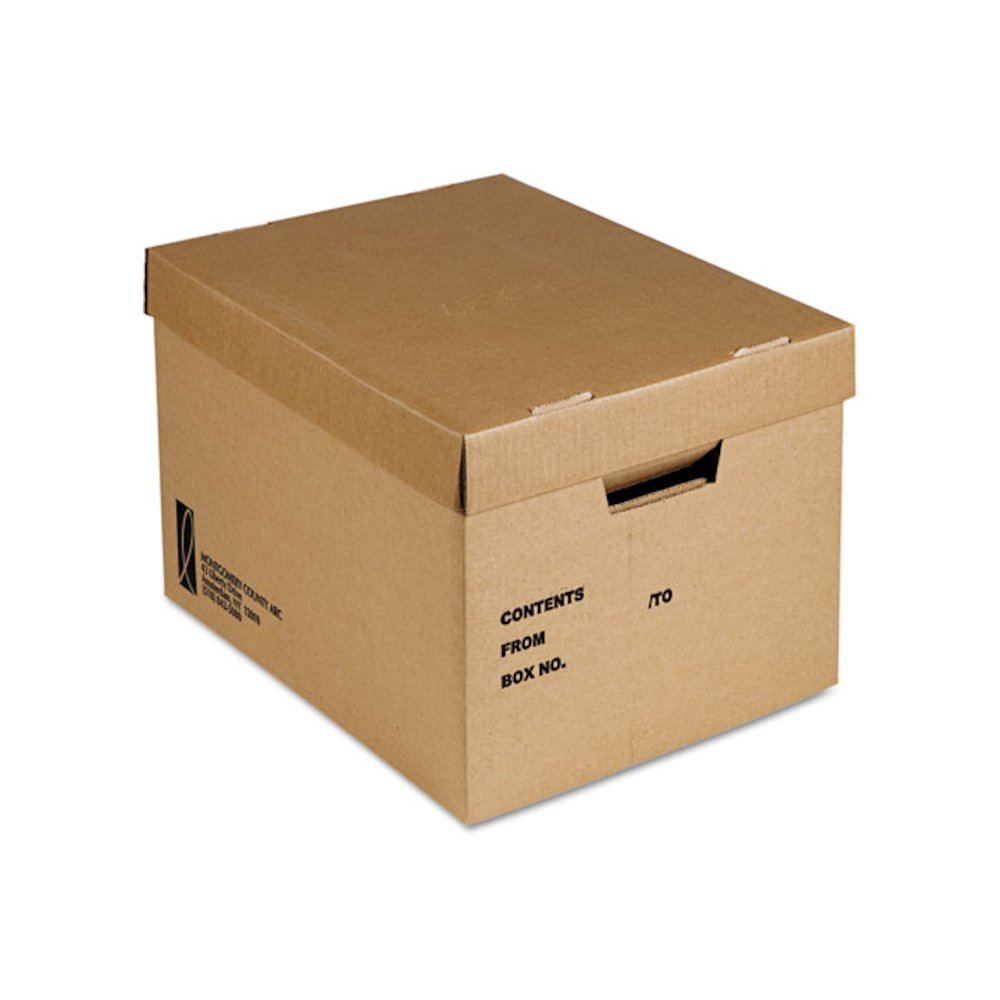 8115014554036, SKILCRAFT File Storage Box, Letter Files, 12" x 15" x 10", Kraft, 25/Bundle. Picture 1
