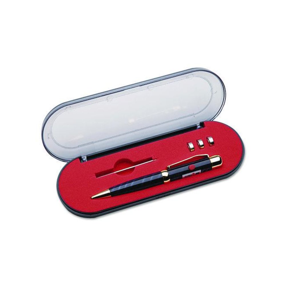 7520014393397, SKILCRAFT The Congressional Laser-Liberty Ballpoint Pen, Retractable, Medium 1 mm, Blue Ink, Gray Barrel. Picture 1