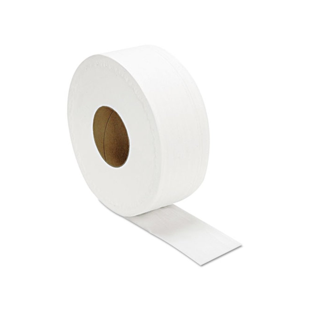 JRT Jumbo Bath Tissue, Septic Safe, 2-Ply, 3.3" x 1,000 ft, White, 12 Rolls/Carton. Picture 4