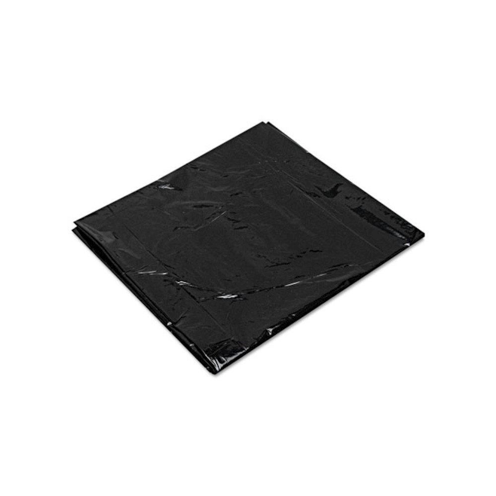 Low-Density Can Liners, 16 gal, 0.7 mil, 24" x 32", Black, Flat Pack, 500/Carton. Picture 2