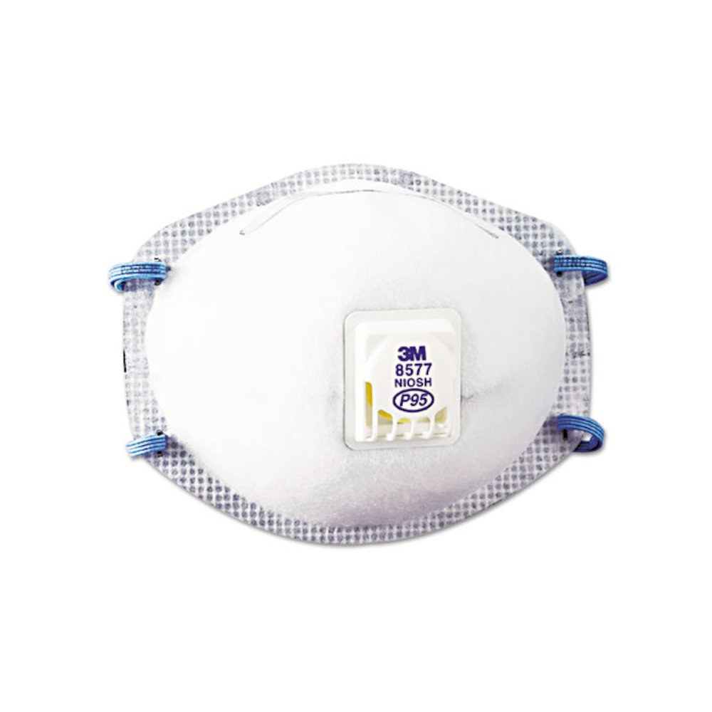 Particulate Respirator 8577, P95, One Size Fits All, 10/Box. Picture 1