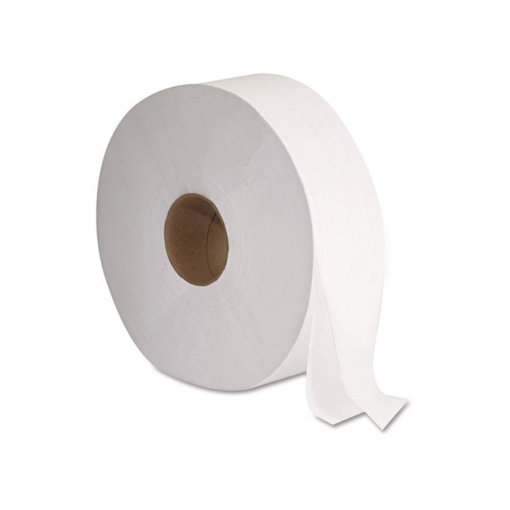 JRT Jumbo Bath Tissue, Septic Safe, 2-Ply, 3.3" x 1,375 ft, White, 6 Rolls/Carton. Picture 5