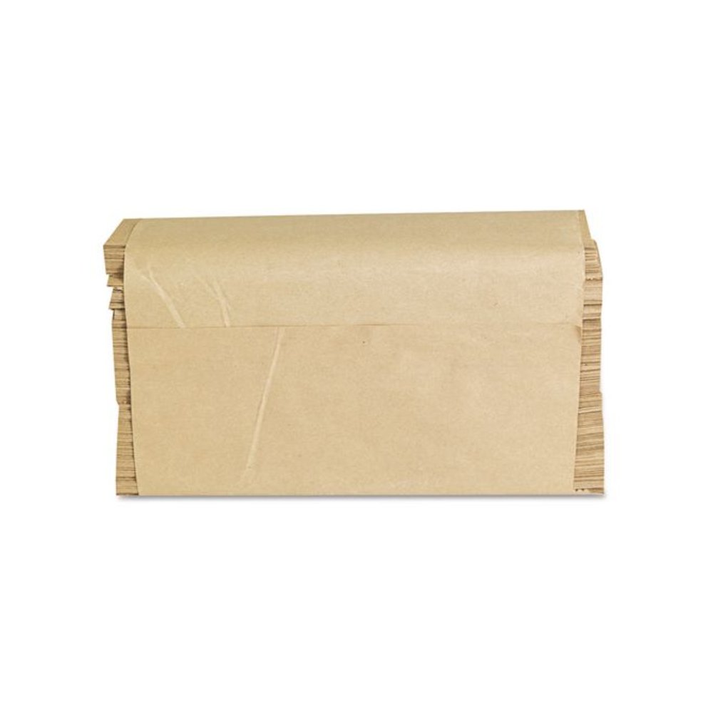 Folded Paper Towels, Multifold, 9 x 9.45, Natural, 250 Towels/Pack, 16 Packs/Carton. Picture 8