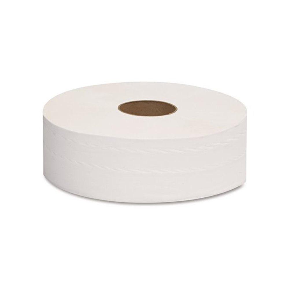JRT Jumbo Bath Tissue, Septic Safe, 2-Ply, 3.3" x 1,375 ft, White, 6 Rolls/Carton. Picture 4