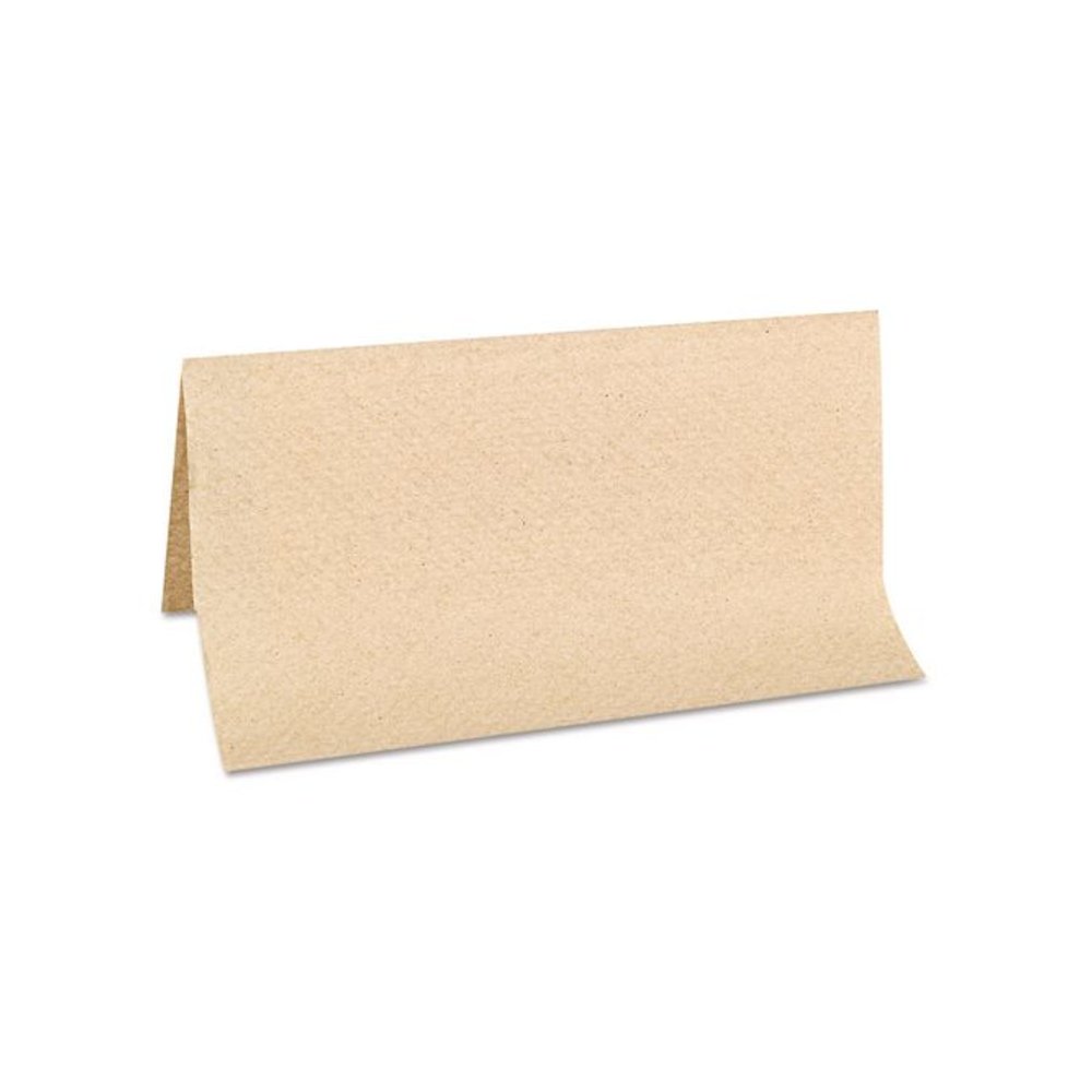 Singlefold Paper Towels, 9 x 9.45, Natural, 250/Pack, 16 Packs/Carton. Picture 2