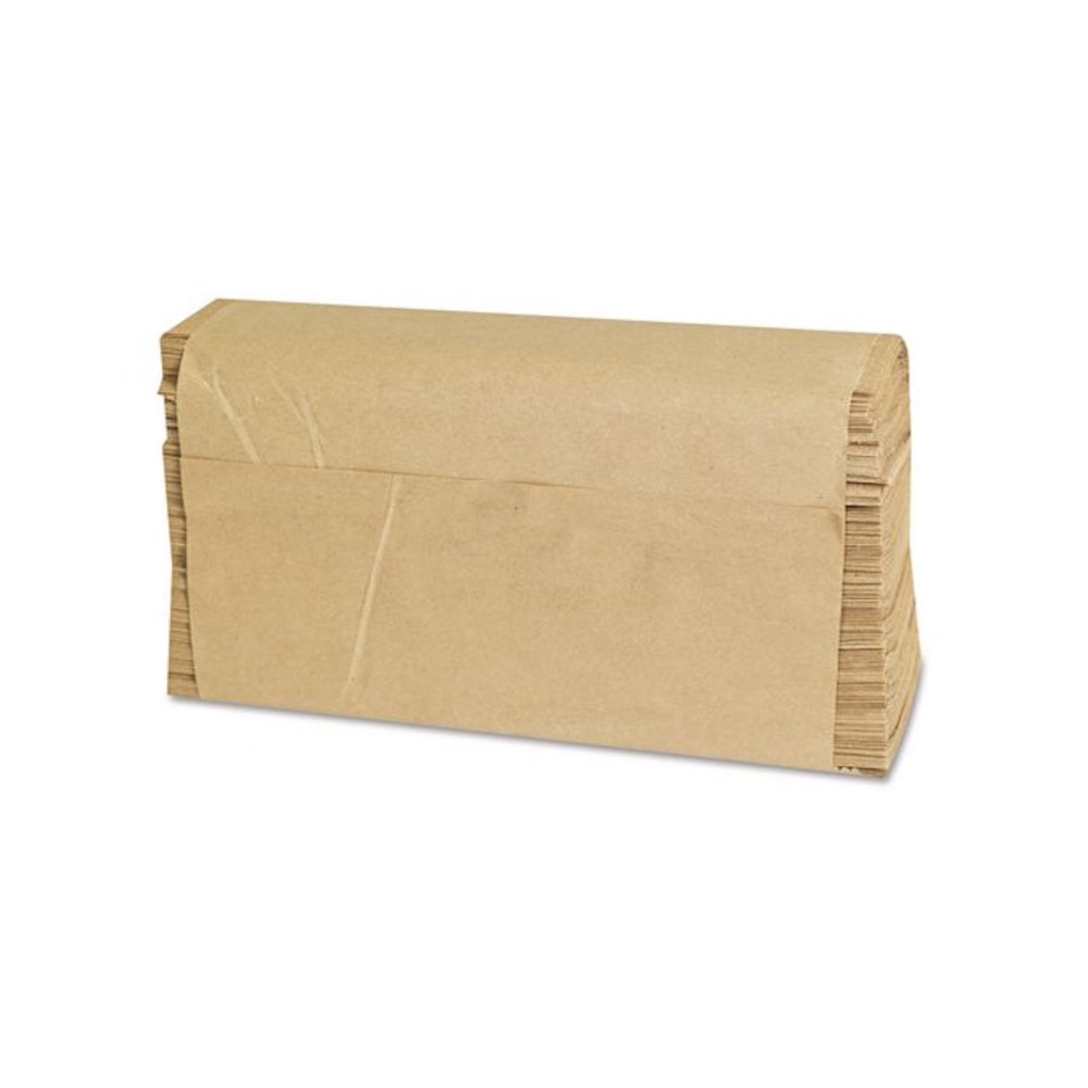 Folded Paper Towels, Multifold, 9 x 9.45, Natural, 250 Towels/Pack, 16 Packs/Carton. Picture 5