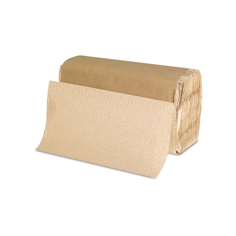 Singlefold Paper Towels, 9 x 9.45, Natural, 250/Pack, 16 Packs/Carton. Picture 4