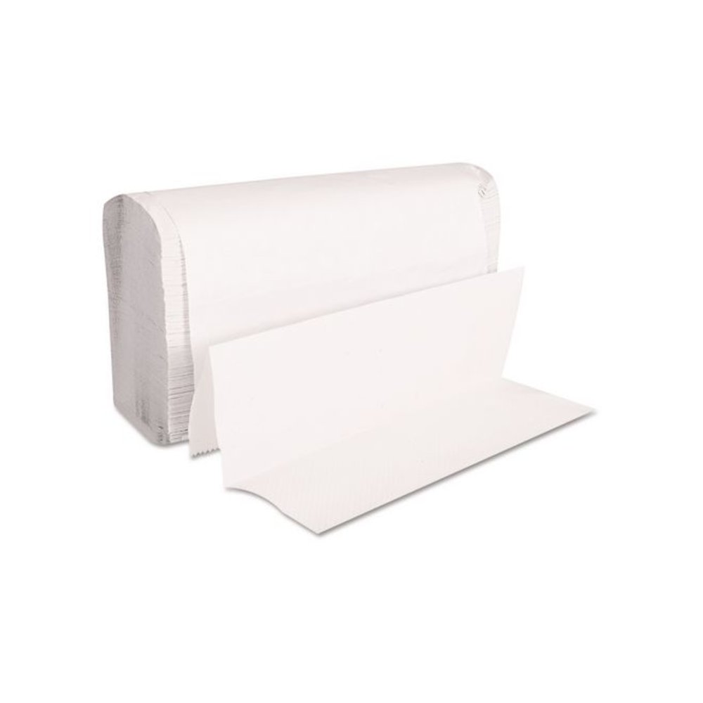 Folded Paper Towels, Multifold, 9 x 9.45, White, 250 Towels/Pack, 16 Packs/Carton. Picture 5