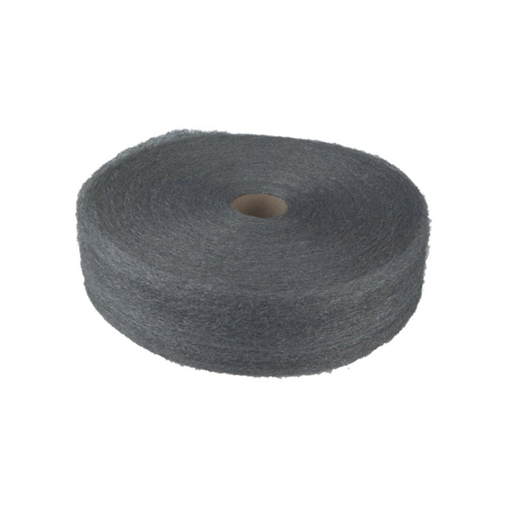 Industrial-Quality Steel Wool Reel, #1 Medium, 5 lb Reel, 6/Carton. Picture 1