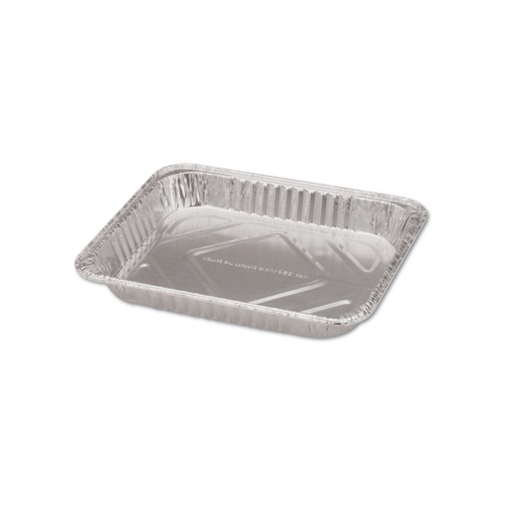 Aluminum Steam Table Pans, Half-Size Shallow, 1.69" Deep, 10.38 x 12.75, 100/Carton. Picture 1