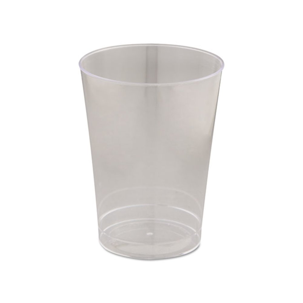 Comet Plastic Tumblers, 10 oz, Clear, 25/Pack, 20 Packs/Carton. Picture 1
