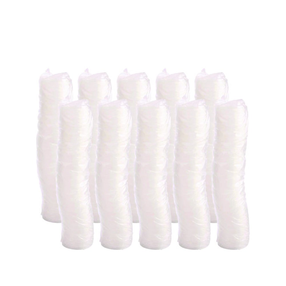 Plastic Lids, Vented, Fits 4 oz Hot Cups, Translucent, 100/Pack, 10 Packs/Carton. Picture 3