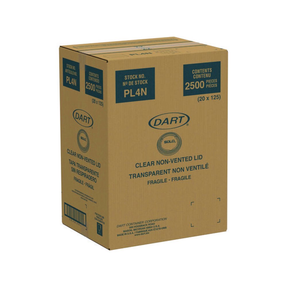 Portion/Souffle Cup Lids, Fits 3.25 oz to 9 oz Portion Cups, Plastic, Clear, 125/Pack, 20 Packs/Carton. Picture 4