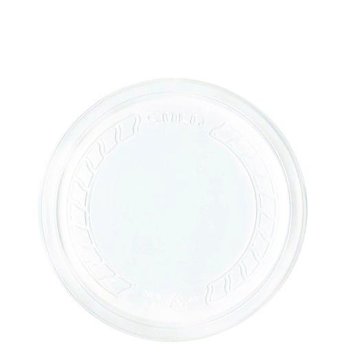 Conex Deli Container Lid, Clear, Plastic, 500/Carton. Picture 1