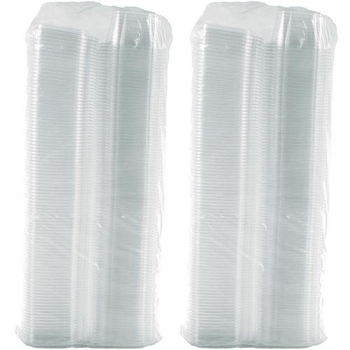 ClearPac SafeSeal Tamper-Resistant/Evident Containers, Domed Lid, 16 oz, Clear, Plastic, 100/Bag, 2 Bags/Carton. Picture 3