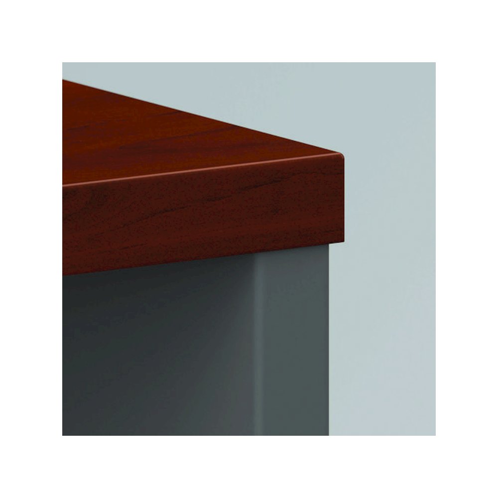 Series C Collection Bookcase, Five-Shelf, 35.63w x 15.38d x 72.78h, Hansen Cherry. Picture 4