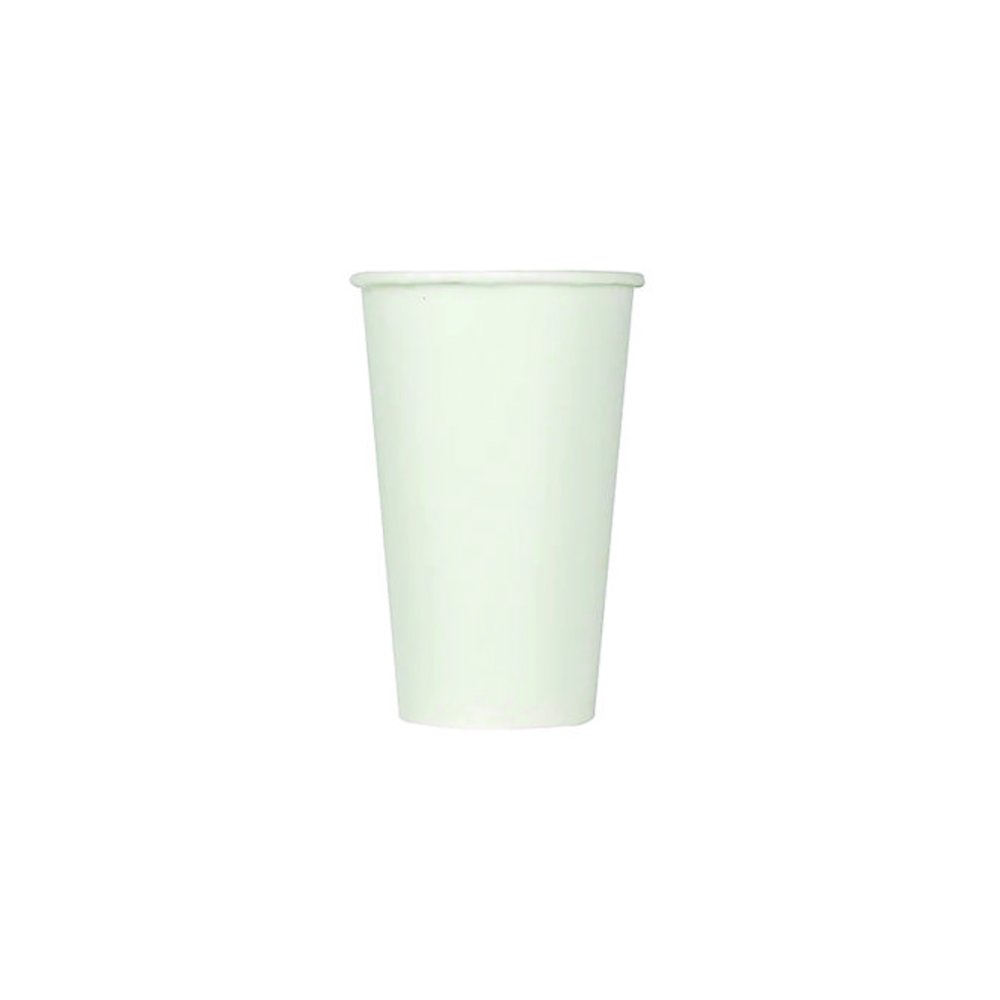Double Poly Paper Cold Cups, 16 oz, White, 1,000/Carton. Picture 1