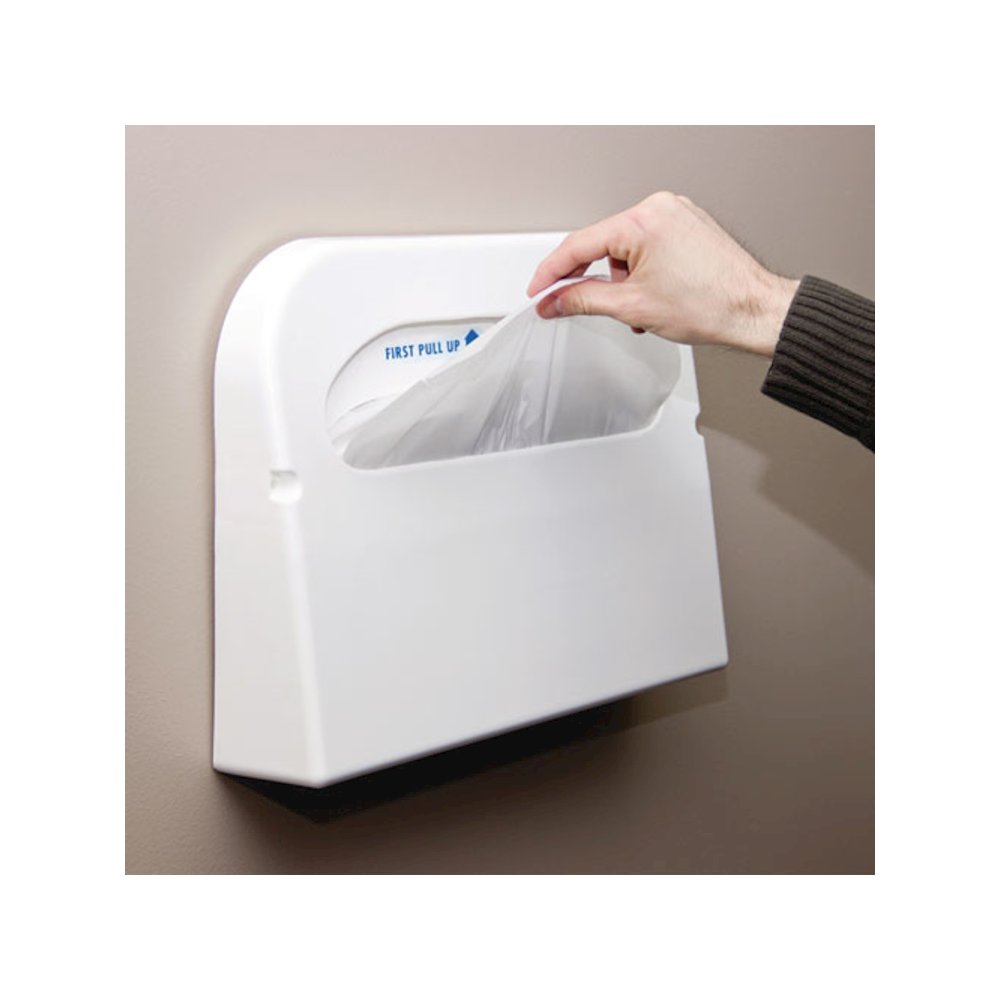 Health Gards Toilet Seat Covers, 14.25 x 16.5, White, 250/Pack, 20 Packs/Carton. Picture 3