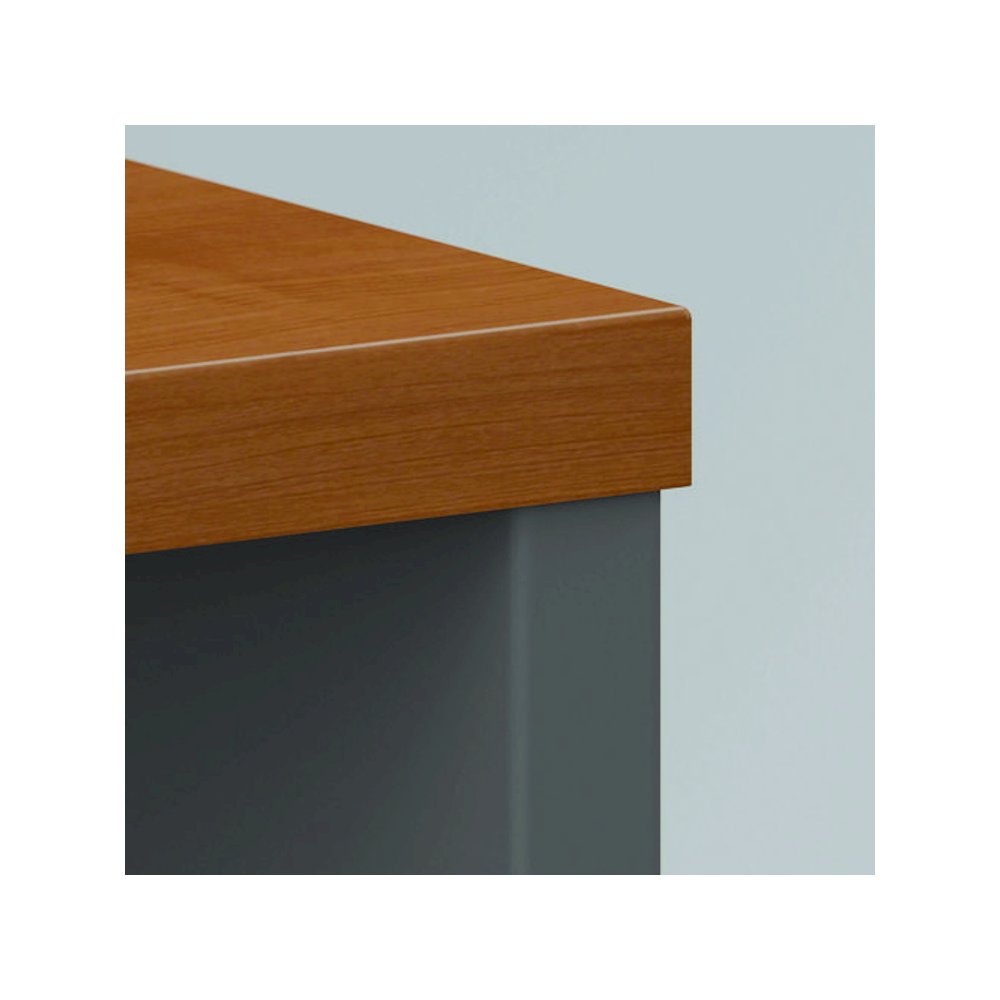 Series C Collection Bookcase, Five-Shelf, 35.63w x 15.38d x 72.78h, Natural Cherry. Picture 4