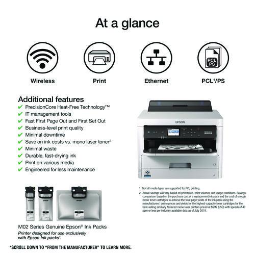 WorkForce Pro WF-M5299 Monochrome Wireless Inkjet Printer. Picture 8