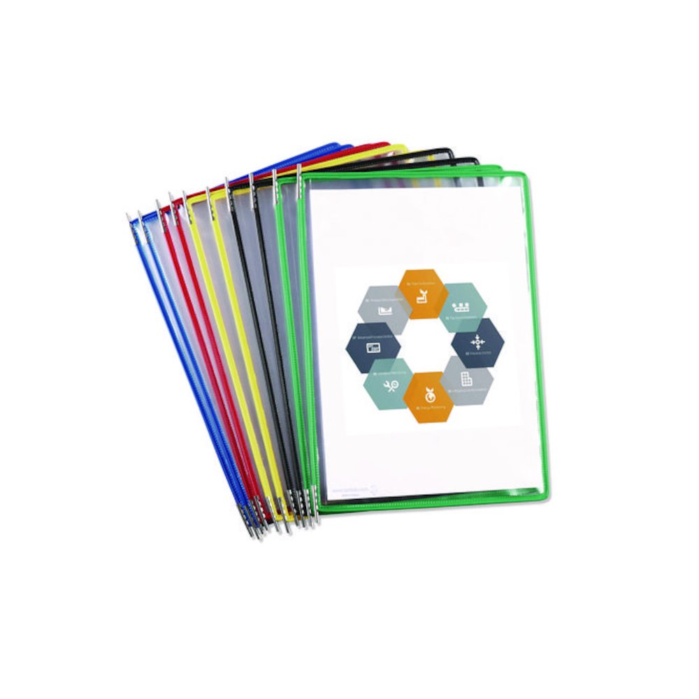 Desktop Reference Starter Set, 10 Pockets, 5 Tabs. Picture 10