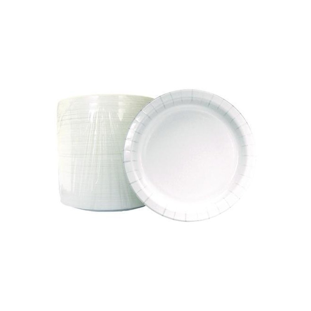 Paper Dinnerware, Plate, 6" dia, White, 1,000/Carton. Picture 2