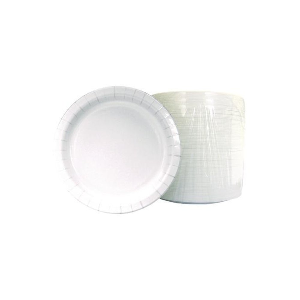 Paper Dinnerware, Plate, 6" dia, White, 1,000/Carton. Picture 4