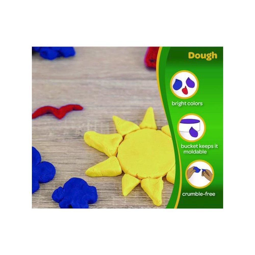 Modeling Dough Bucket, 3 lbs, Blue. Picture 2
