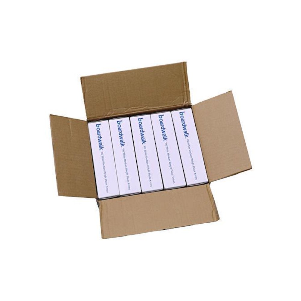 Mediumweight Polystyrene Cutlery, Knife, Plastic, White, 100/Box, 10 Boxes/Carton. Picture 9