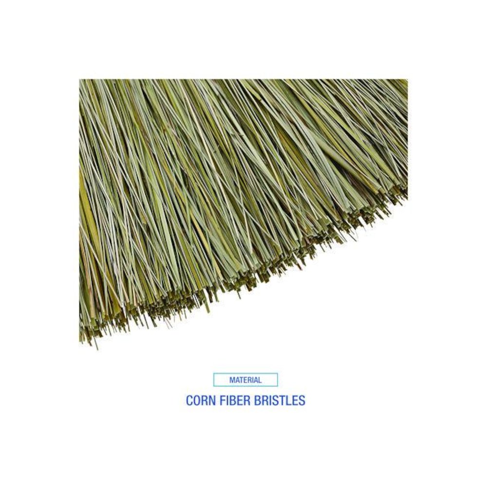 Corn/Fiber Brooms, Corn/Yucca Bristles, 53.5" Overall Length, Natural, 6/Carton. Picture 5