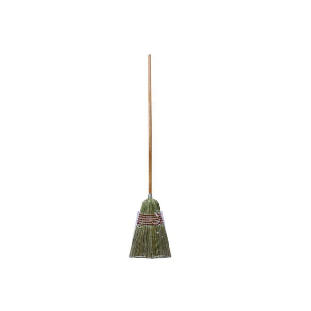 Corn/Fiber Brooms, Corn/Yucca Bristles, 53.5" Overall Length, Natural, 6/Carton. Picture 8