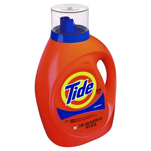 HE Liquid Laundry Detergent, Original Scent, 64 Loads, 84 oz Bottle, 4/Carton. Picture 2