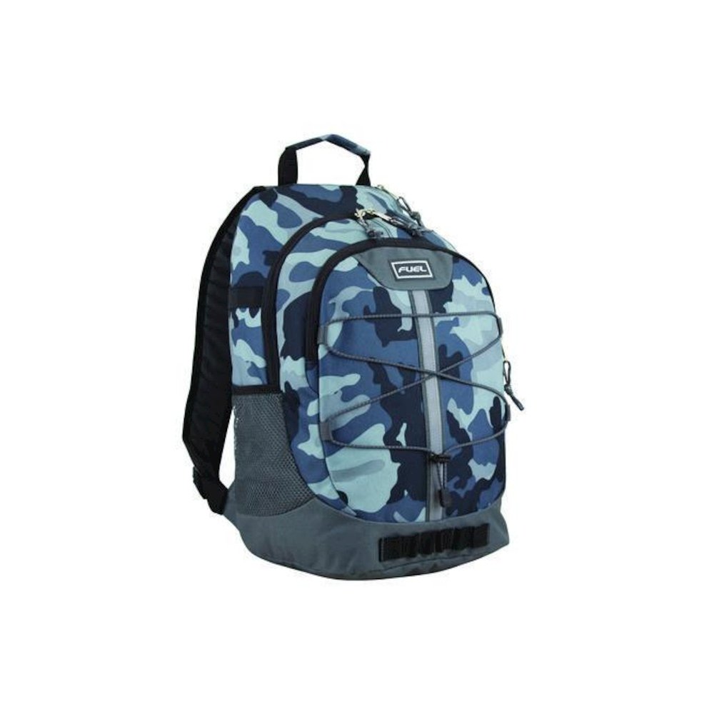 Terra Sport Bungee Backpack, 15.5", 12.5 x 7.75 x 18, Midnight Camo. Picture 2
